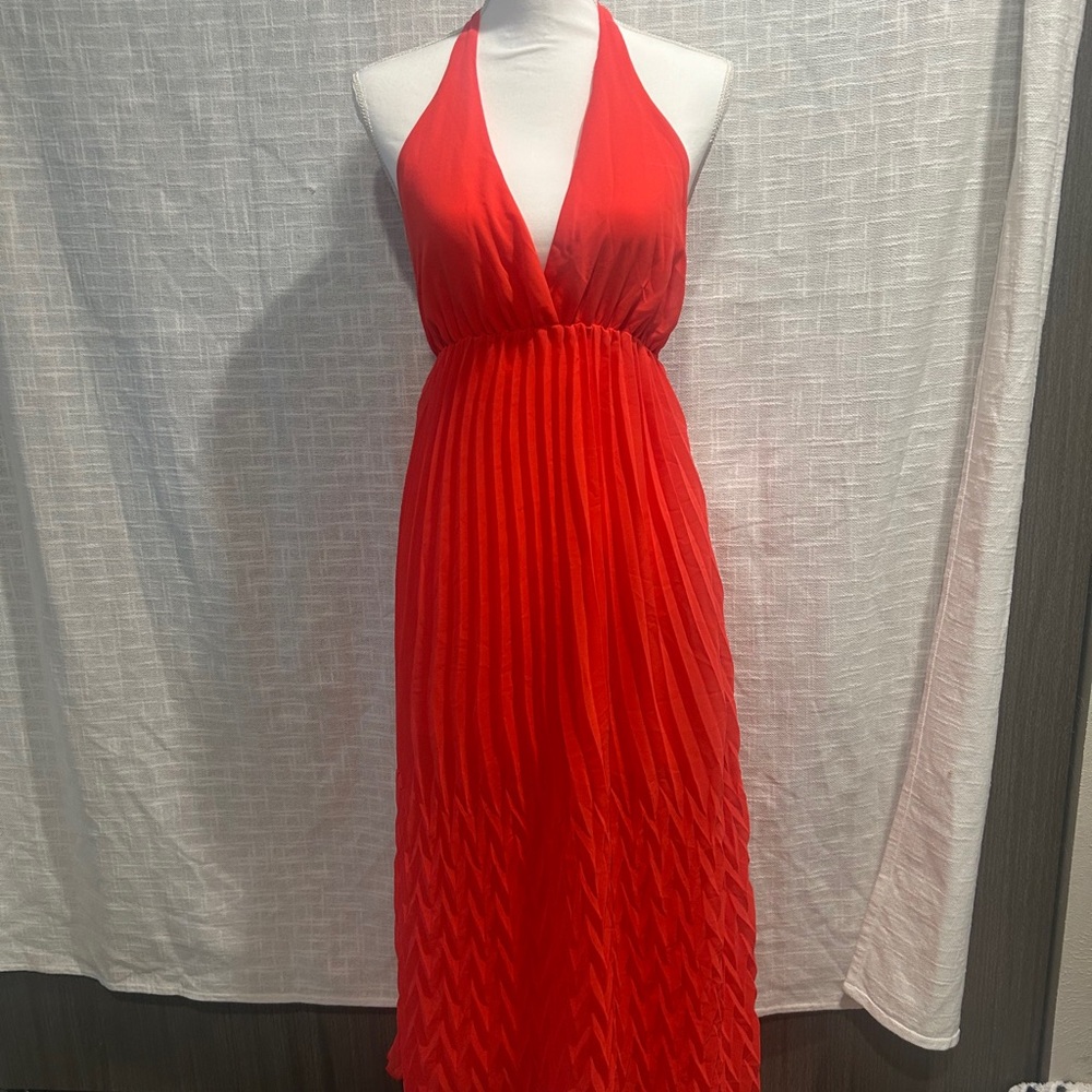 Forever 21 Vibrant Red Backless Dress